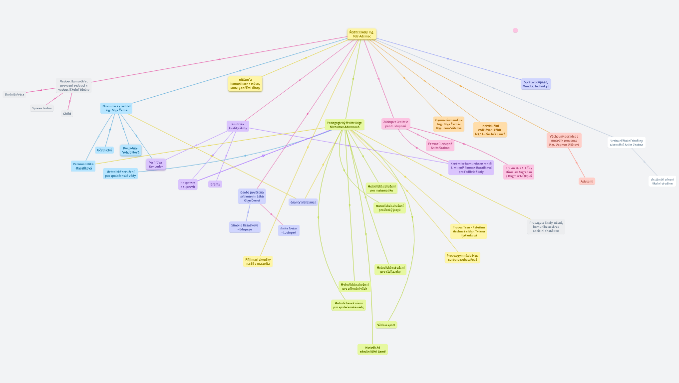 Organizační struktura školy 