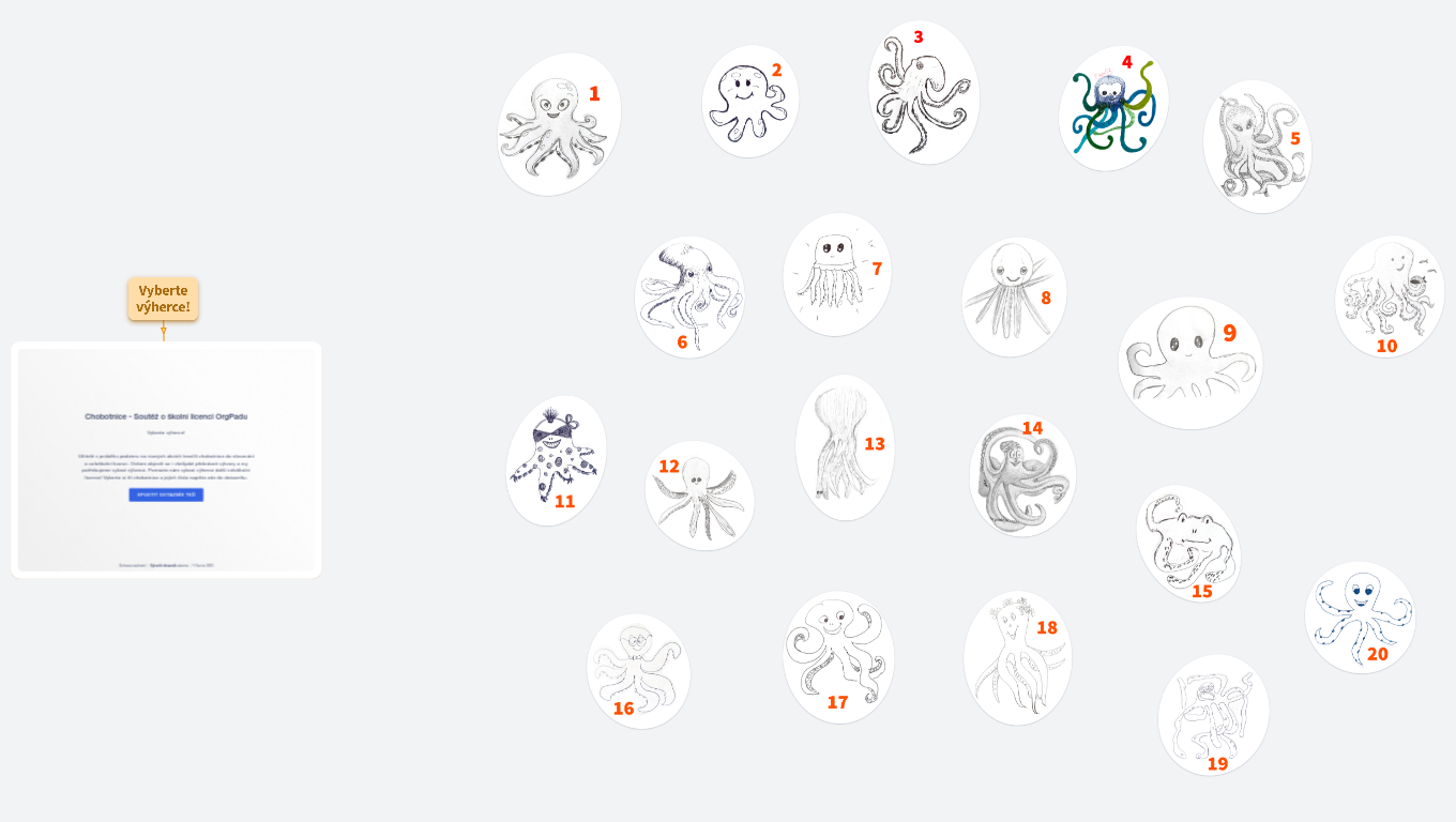 Chobotnice - soutěž o licenci 2023