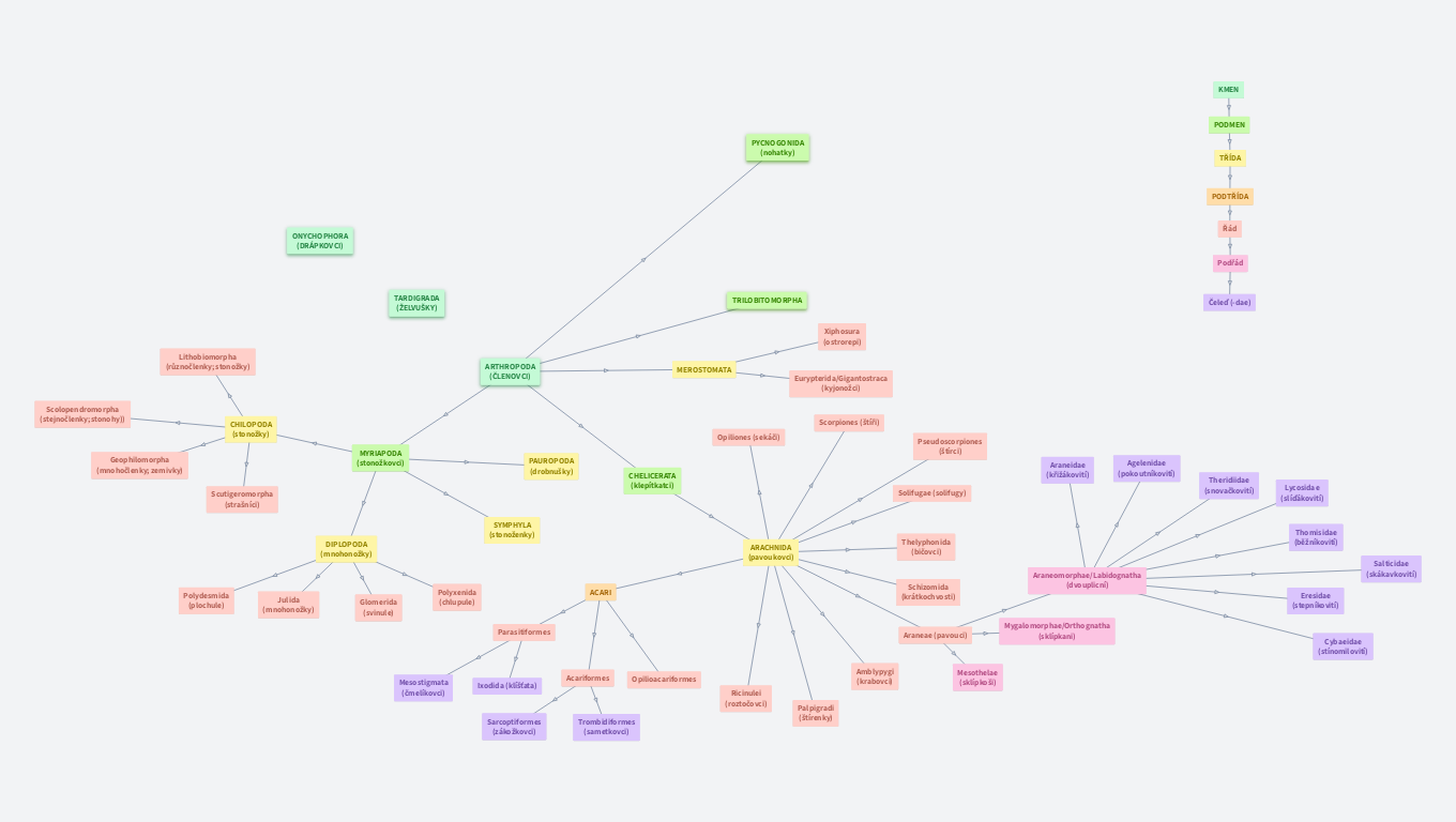 Bezobratlí - ARTHROPODA