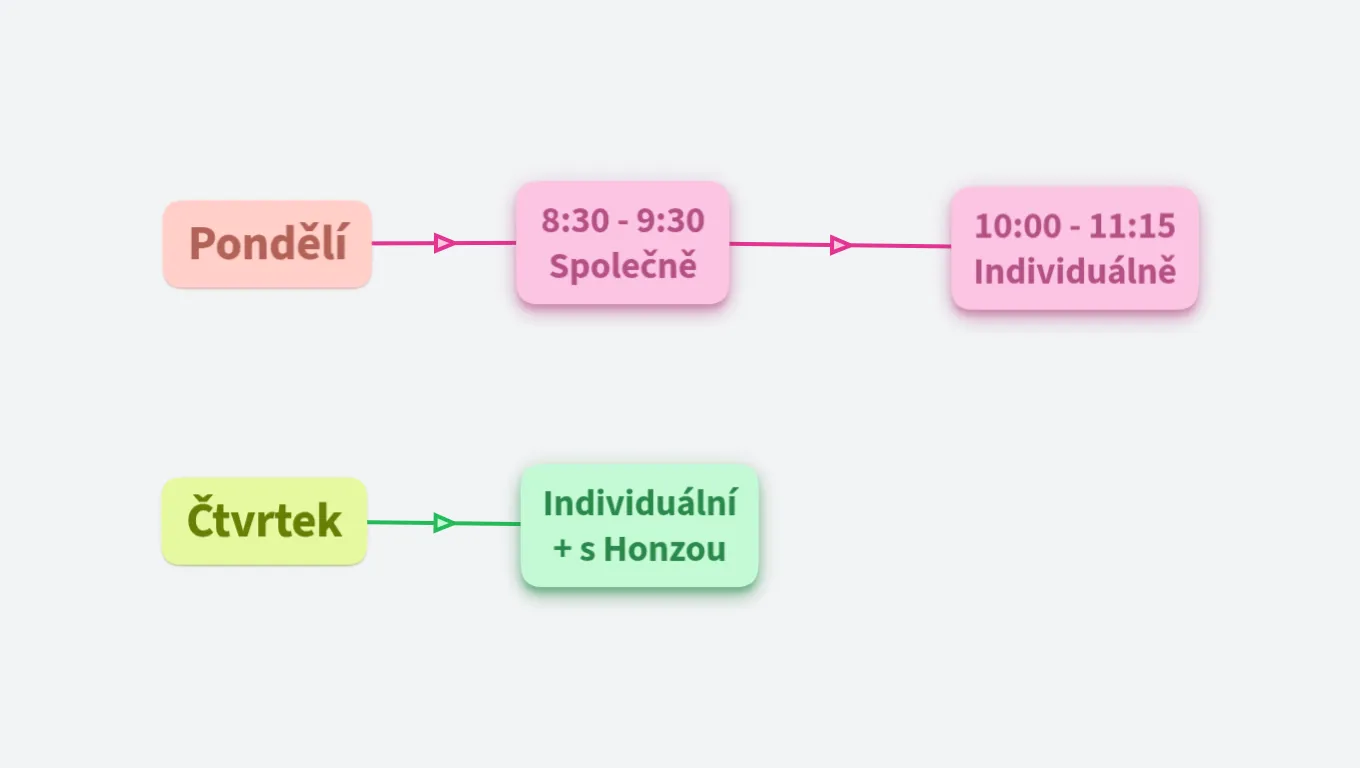 PV - Organizace rozvrhu