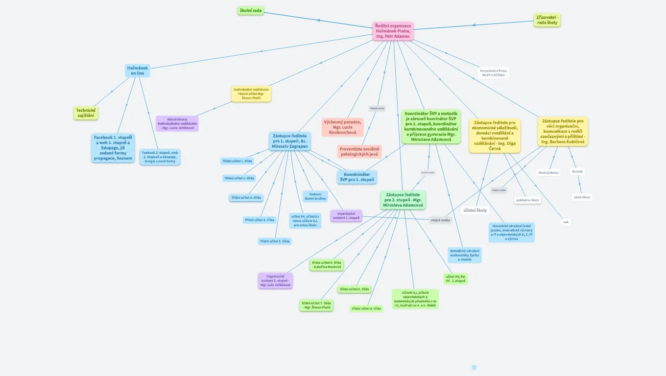Organizační struktura Heřmánek 