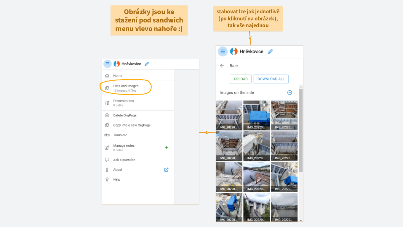 Hněvkovice - obrázky