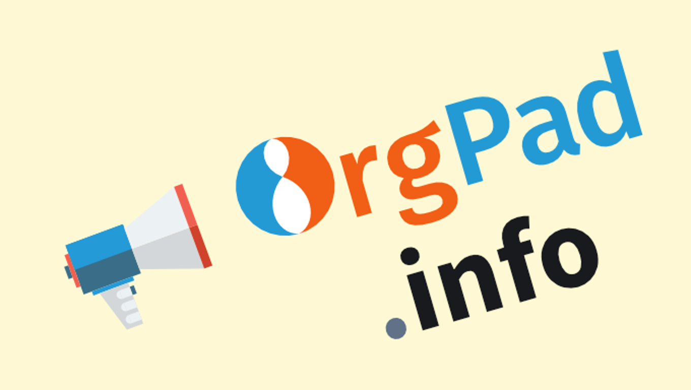 Changes in OrgPad and a new domain