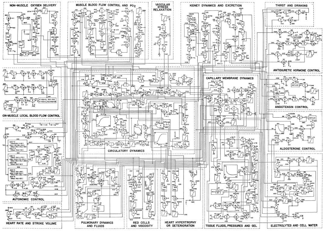 Guyton's circulation model (1972)