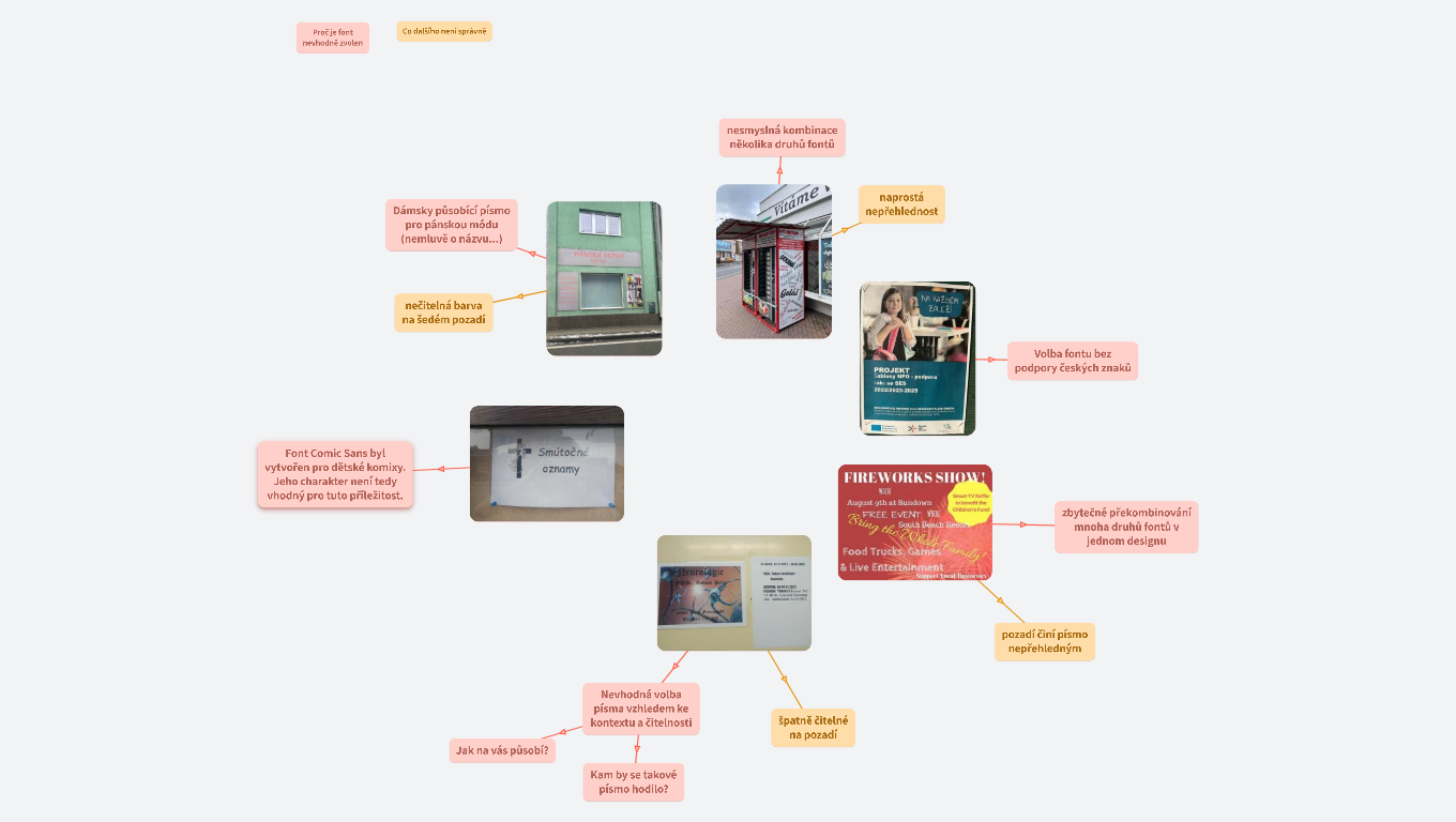 Nevhodná volba fontů (klíč)